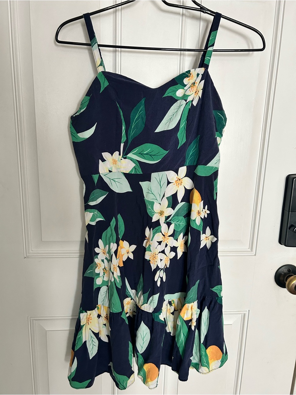 Old Navy Floral Spaghetti Cami Sun Dress